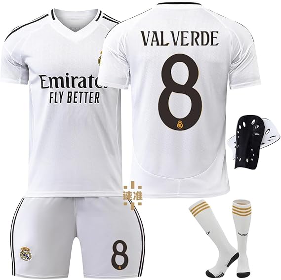 レアル・マドリード Valverde バルベルデ 8番 シャツ Amazon | 24-25 レアル マドリード アウェイ バルベルデ
